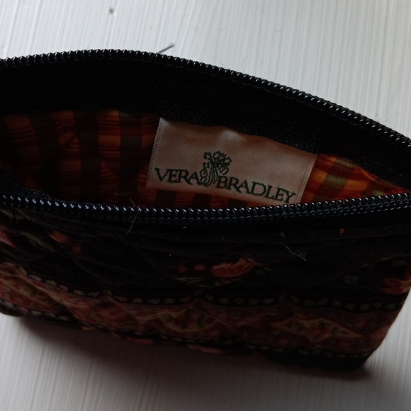 RetiredVeraBradley Chocolate Change or Card Wallet - Picture 3 of 6